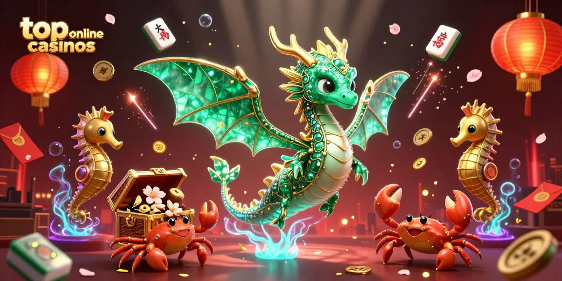 Experience thrilling adventures at top online casinos with vibrant sea-themed characters and elements.